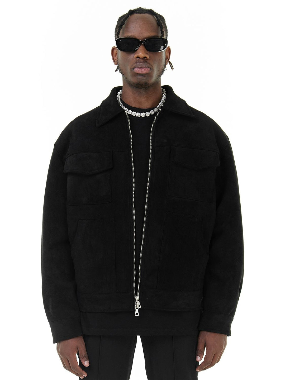 The Vienna Utility Suede Field Jacket