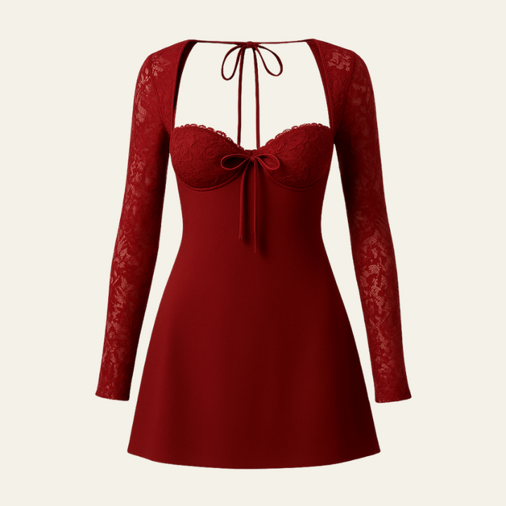 The Amalfi Lace Mini Dress