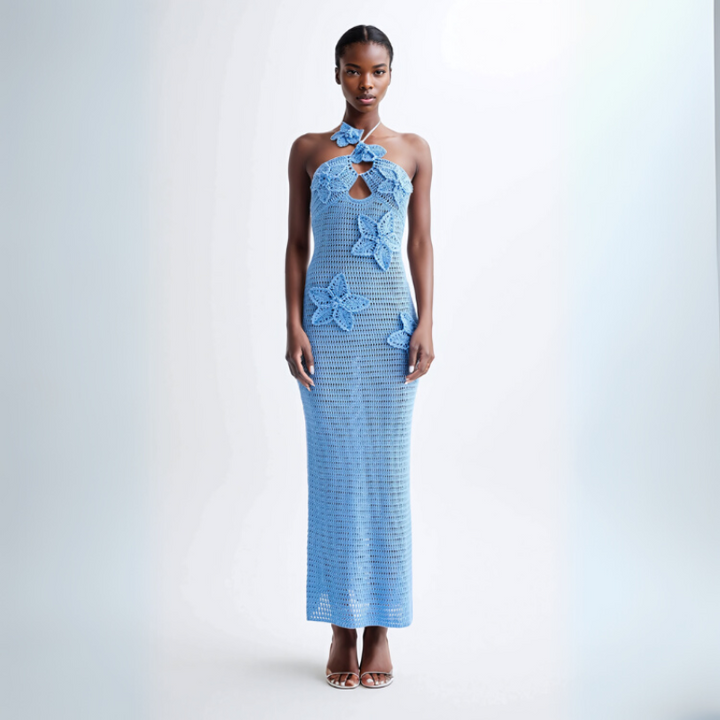 The Capri Crochet Maxi Dress