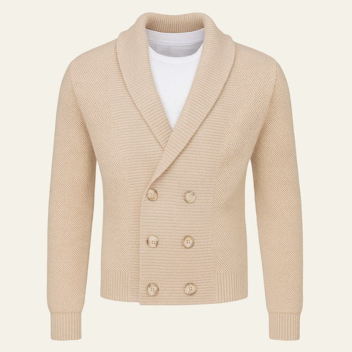 The Florence Cotton Shawl Collar Cardigan