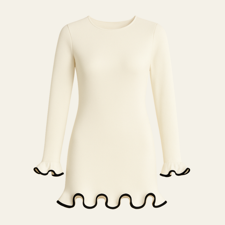 The Florence Sottile White Mini Dress