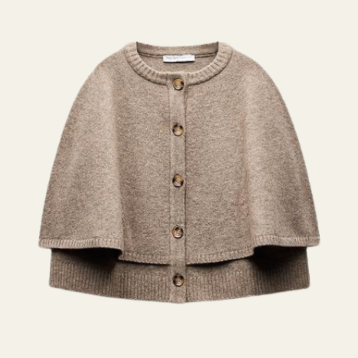 The Lucerne Wool Cape Cardigan