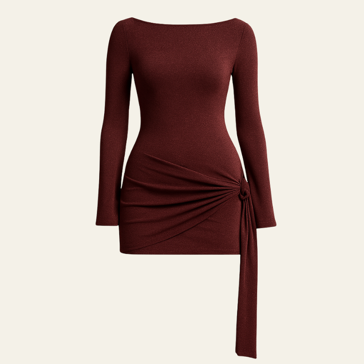 The Nice Draped Mini Dress