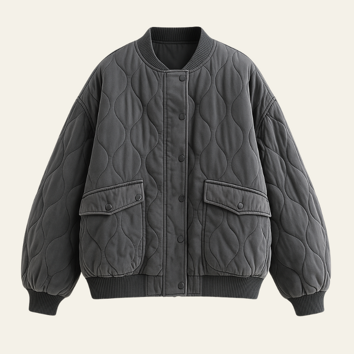 The Oslo Quilted Bomber Jacket