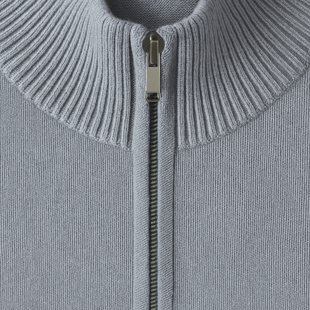 The St. Moritz Wool Quarter Zip Knit Sweater