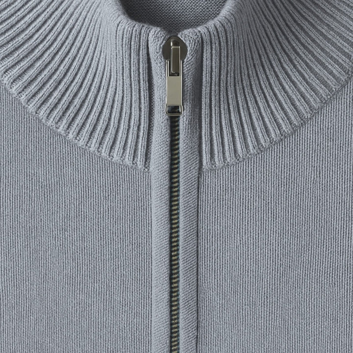 The St. Moritz Wool Quarter Zip Knit Sweater