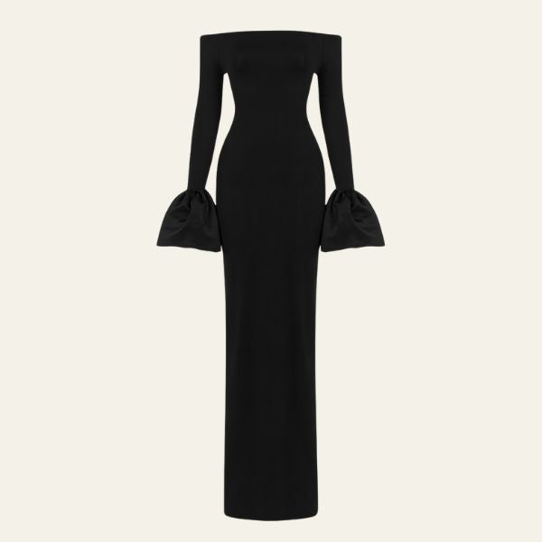 The Marseille Maxi Off-Shoulder Dress