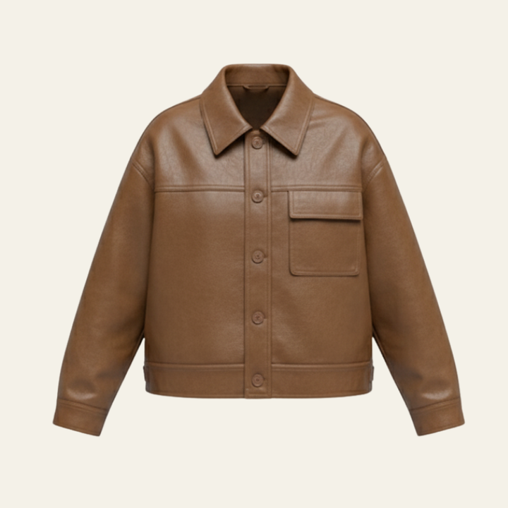 The Sienna Tan Leather Jacket