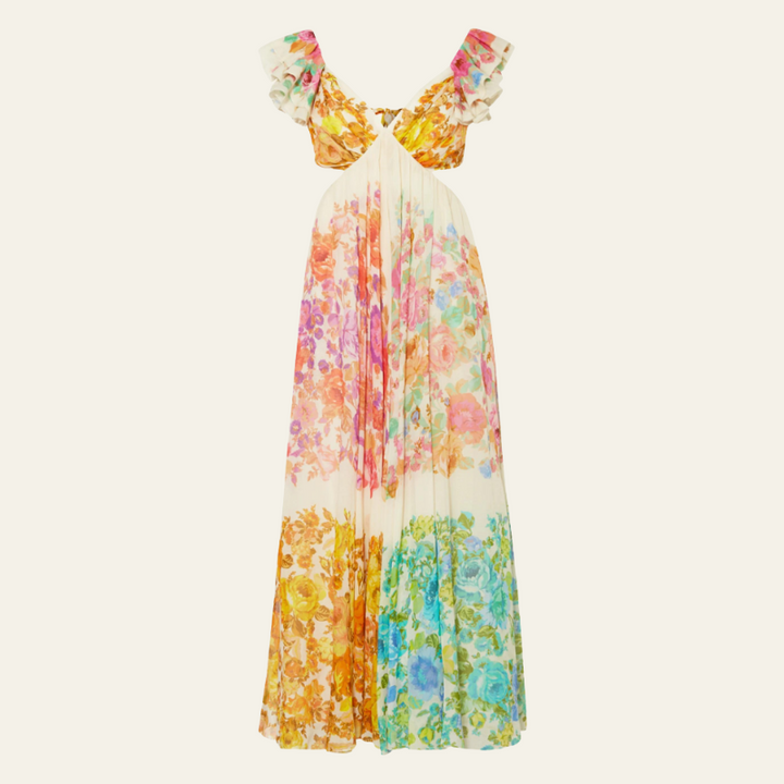 The Portofino Floral Maxi Dress