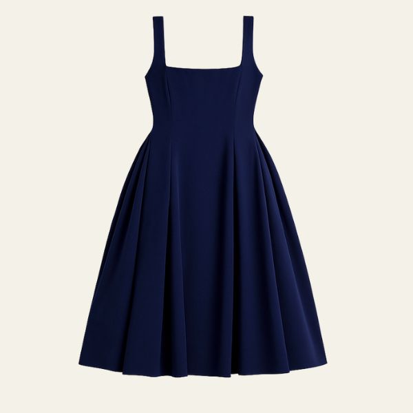 The Sorrento Pleated Midi Dress