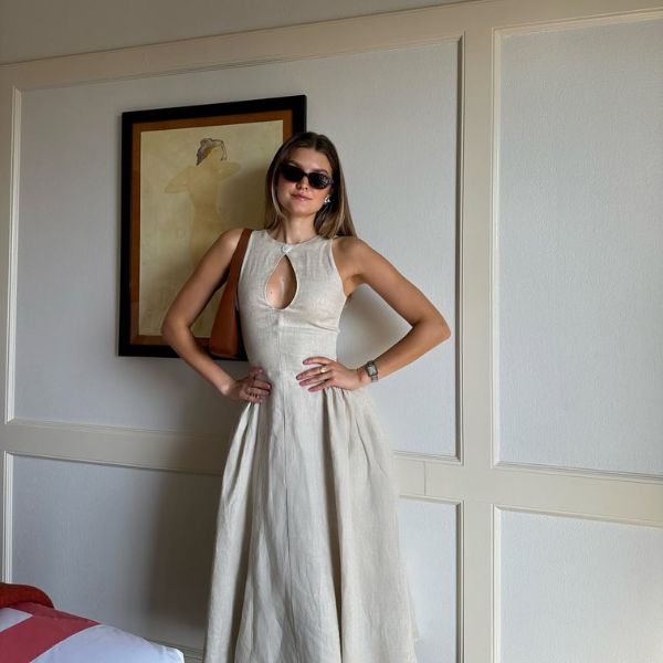 The Sorrento Elegance Midi Dress