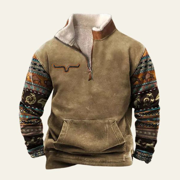 The Marlowe Sherpa Quarter-Zip Pullover