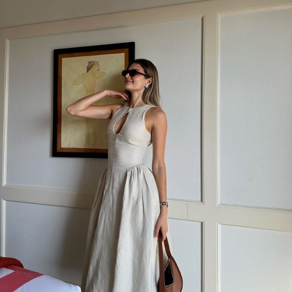 The Sorrento Elegance Midi Dress