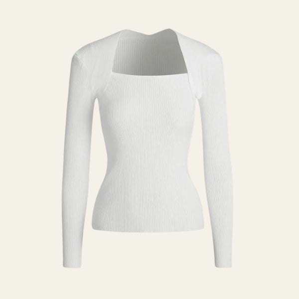 The Novara Cut Out Ribbed Sweater