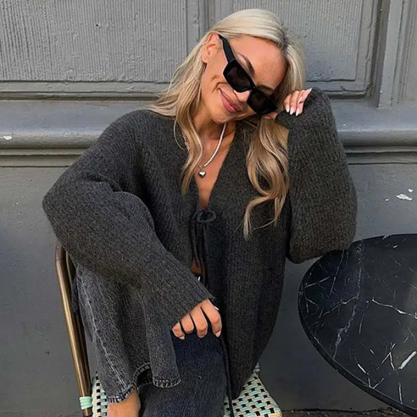 The Copenhagen Tie-Front Cardigan