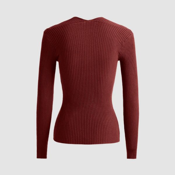 The Novara Cut Out Ribbed Sweater