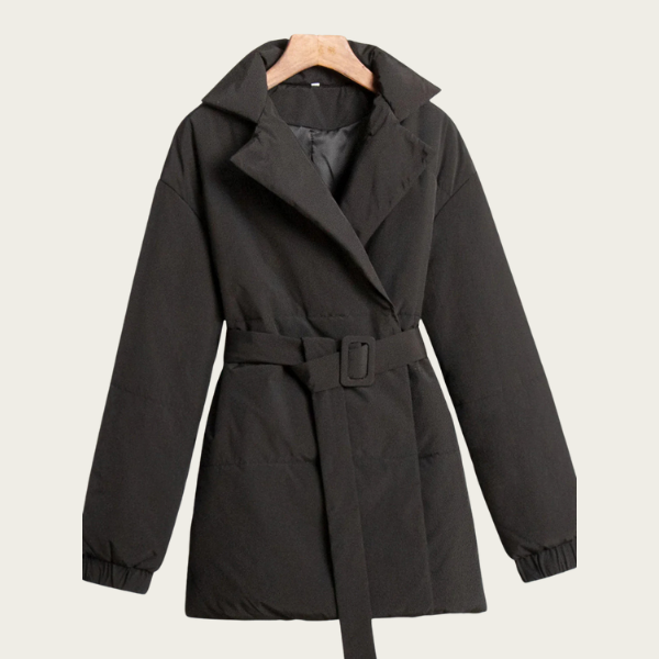 The Aspen Belted Puffer Coat