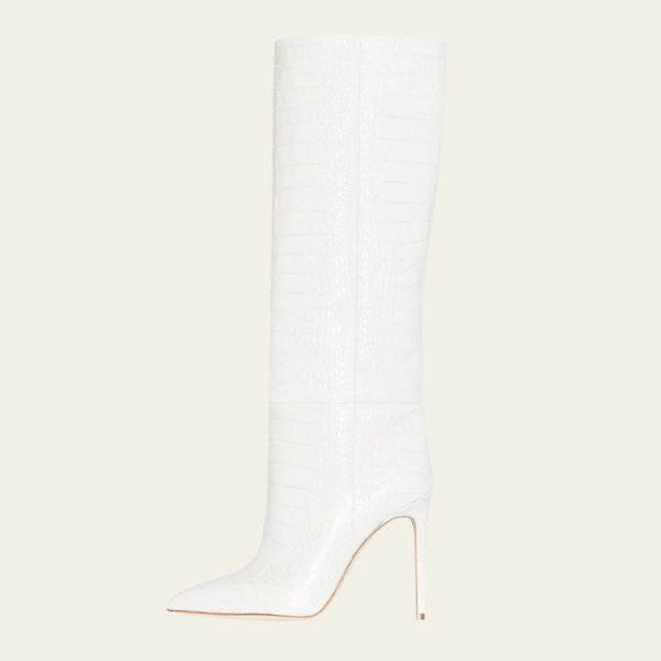 The Prague Stone Stiletto Boot